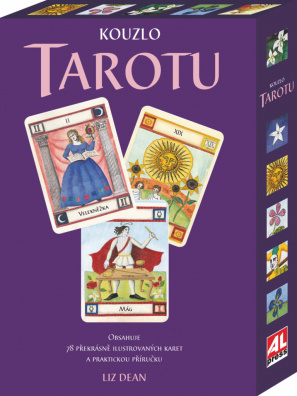 Kouzlo tarotu. Obsahuje 78 překrásně ilustrovaných karet a praktickou příručku