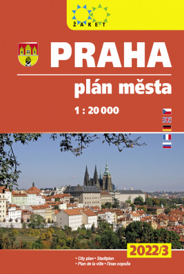 Praha plán města 1 : 20 000