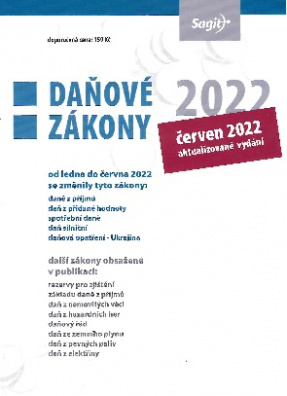 Daňové zákony červen 2022 aktualizované vydání