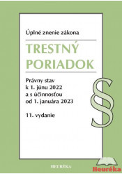 Trestný poriadok. Úzz, 11. vyd., 6/2022