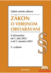 Zákon o verejnom obstarávaní. 5. vyd., 6/2022