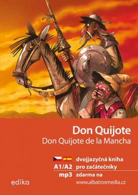Don Quijote A1/A2, dvojjazyčná kniha pro začátečníky