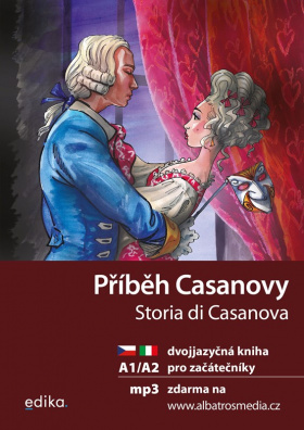 Příběh Casanovy A1/A2, dvojjazyčná kniha pro začátečníky