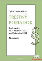 Trestný poriadok. Úzz, 12. vyd., 11/2022