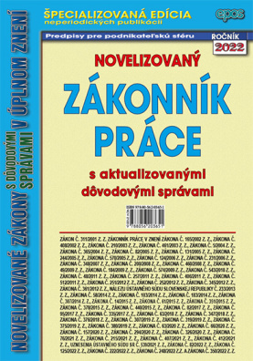 Novelizovaný Zákoník práce