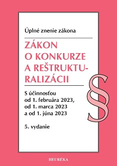 Zákon o konkurze a reštrukturalizácii. Úzz, 5. vyd.