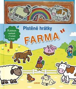 Farma - Plstěné hrátky. 28 plstěných samolepek a 5 scén ke hraní