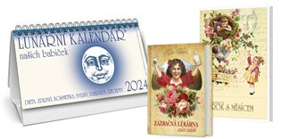 Lunární kalendář našich babiček 2024 + Zázračná lékárna naší babičky + Sedmnáctý rok s Měsícem 