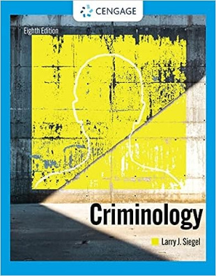 Criminology (MindTap Course List) 8th edition
