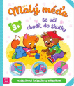 Malý méďa se učí chodit do školky. Vzdělávací knížečka s nálepkami