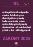 Zákony III B 2024 – Sociálne zabezpečenie a príspevky SK