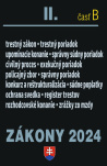 Zákony II B 2024 - Trestné právo a súdne spory SK