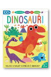 Samolepky krok za krokem Dinosauři. Najdi a nalep chybějící obrázky