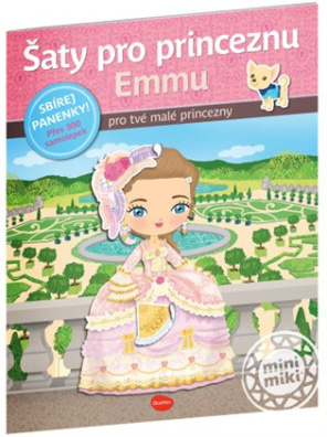 Šaty pro princeznu Emmu - Kniha samolepek 