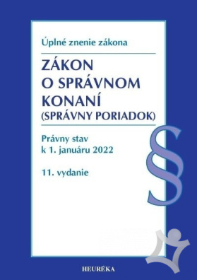 Zákon o správnom konaní. Úzz, 11. vyd., 2022