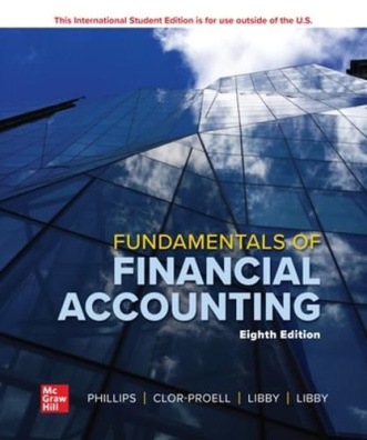Fundamentals of Financial Accounting ISE 8th Edition