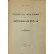 Introduzione allo studio del diritto romano privato. Lezioni