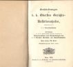 Entscheidungen des k. k. Obersten Gerichts- als Kassationshofes. Neue Folge, VII. Band. Entscheidung