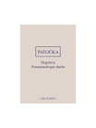 Patočka - Hegelova Fenomenologie ducha