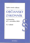 Občiansky zákonník. Úzz, 12. vydanie 11/2024