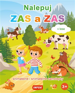 Nalepuj ZAS a ZAS - V lese - snímatelné 