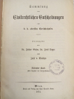 Sammlung Civilrechtlichen Enscheidungen K. K. Oberften Gerichtshofes 7 band