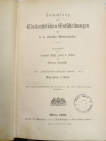 Sammlung von Civilrechtlichen Entscheidungen des K. K. oberften Gerichtschofes
