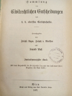 Sammlung von Civilrechtlichen Entscheidungen des k. k. obersten Gerichtshofes XXII. 9821-10363