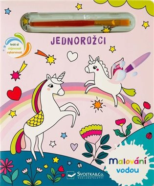 Malování vodou - Jednorožci 