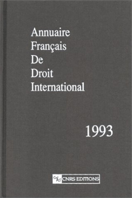 Annuaire français de droit international 1993