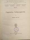 Ungarisches Verfassungsrecht Band XV.