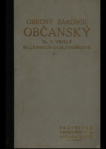 Obecný zákoník občanský a souvislé zákony (podle stavu ke dni 1. února 1947)