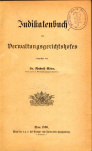 Das Judikatenbuch des K.K. verwatlungsgerichtshofes