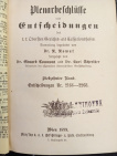 Plenarbesschlüffe und Entscheidungen des f. f. Obersten Rechts ale affationshofes 2166-2268