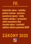 Zákony IV / 2025 - Stavebnictví, půda. Stavební zákon, katastrální zákon