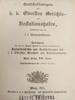 Entscheidungen des k. k. Obersten Gerichts- als Kassationshofes 1915