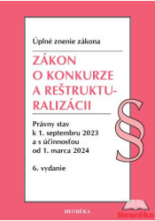 Zákon o konkurze a reštrukturalizácii. Úzz, 6. vyd.