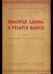 Komentář zákona o přímých daních