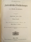 Sammlung von Civilrechtlichen des k. k. oberften Gerichtshofes 47.