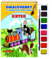 Krtek 2 - Omalovánky s vodovými barvami a štětcem