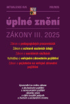 Aktualizace III/6 2025. Zákon o pedagogických pracovnících, Zákon o ochraně osobních údajů, Zákon o