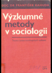 Výzkumné metody v sociologii