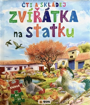 Čti a skládej - ZVÍŘÁTKA NA STATKU 
