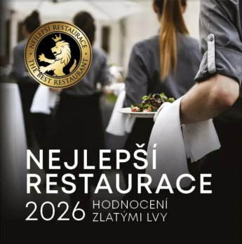 Nejlepší restaurace 2026. Hodnocení zlatými lvy