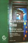 Slovensko 2000 : Súhrnna správa o stave spoločnosti