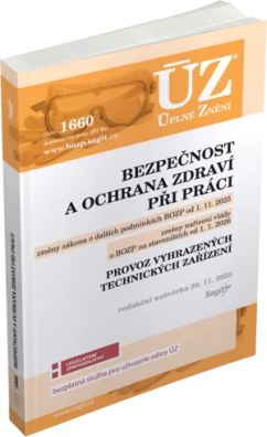 ÚZ č.1660 Bezpečnost a ochrana zdraví při práci