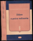 Zákon o právu rodinném