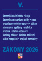 Zákony V / 2026 - Veřejná správa, Školství