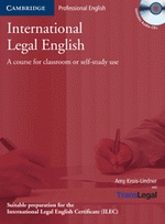 International Legal English SB + CD