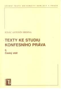 Texty ke studiu konfesního práva II. Český stát